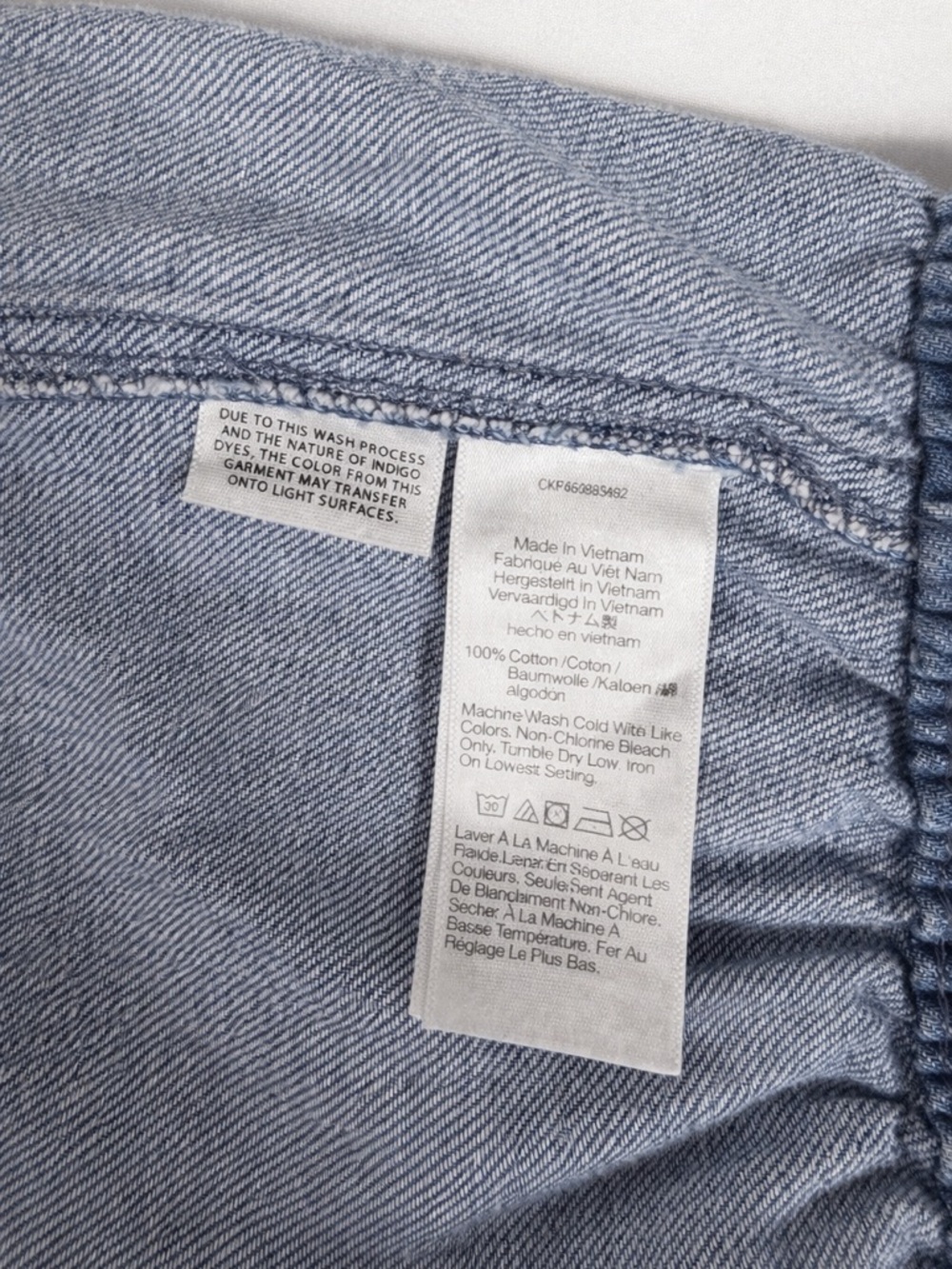 Madewell Denim Shorts 25 Paperbag Waist High Rise Blue Casual Summer Pockets - Picture 5 of 6